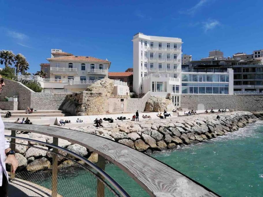 Magnifique Appartement T4, Plage Des Catalans Marsella Exterior foto